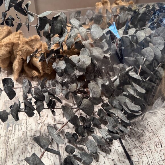 Large Bunch of Faux Eucalyptus for Decoration - Picture 2 of 2